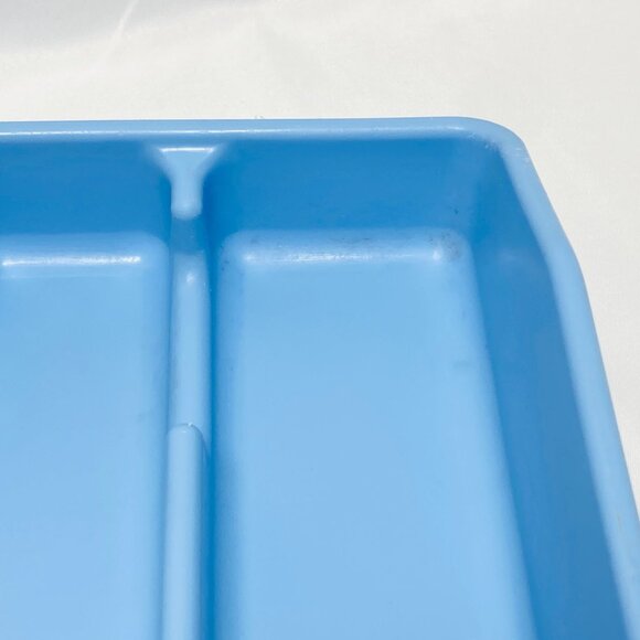 Rubbermaid Blue Plastic Silverware Tray Organizer Kitchen Drawer Storage Utensil - Picture 8 of 14